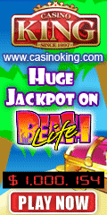 Big jackpot in Beach Life slots at Casino King